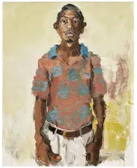John Sonsini, Cesar, 2010, oil on canvas