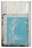 Gabriel de la Mora, PAI / 7-I f, 2015, discarded aluminum plate from offset printing press and tape collage, mounted to panel