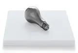Iran do Espirito Santo, Lâmpada (Bulb), 2004, stainless steel and resin