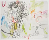 Rachel Harrison, Untitled, 2012, watercolor and inkjet print on paper
