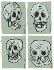 Stephen Tashjian, Four works: Untitled, 2002, acrylic on paper
