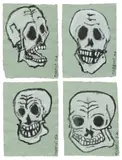 Stephen Tashjian, Four works: Untitled, 2002, acrylic on paper