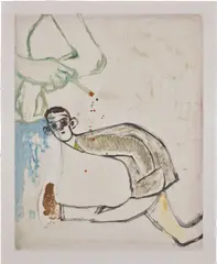 Sanya Kantarovsky, Doxed, 2018, monotype