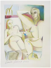 Danielle Orchard, Untitled, 2021, pencil and color pencil on paper