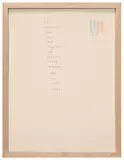 Ugo Rondinone, Poem