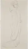 Kurt Kauper, Study for Diva Fiction, 2000, pencil on paper