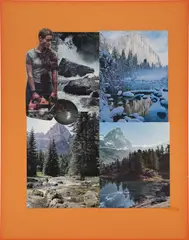 Sterling Ruby, Absolute Contempt for Total Serenity #3, 2004, collage on paper