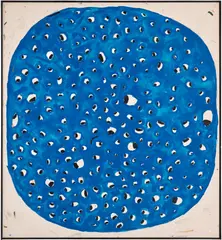 Untitled by Szabolcs Bozó, 2019, acrylic on canvas, in artist's frame, sold Sep 2025