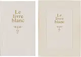 Steve Wolfe, Two works: (i) Untitled (Le livre blanc) ; (ii) Untitled (Study for Le livre blanc), 1988–1989, (i) acrylic, oil, gold leaf and modeling paste on linen (ii) acrylic, gold leaf and graphite on paper