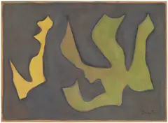 William Baziotes, Untitled, 1960, watercolor on paper