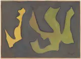 William Baziotes, Untitled, 1960, watercolor on paper