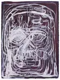 Thomas Houseago, Untitled, 2019, acrylic on paper