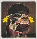 Nathaniel Mary Quinn, Swollen, 2014, charcoal, gouache, oil pastel, oil, paintstick and paper collage on Coventry vellum paper