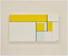 Ilya Bolotowsky, Variation D, 1961, oil on wood construction