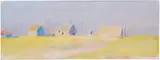 Wolf Kahn, Menemsha, 1971, oil on canvas