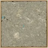 Oscar Tuazon, Papercrete, 2008, newspaper and concrete in artist's frame