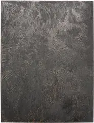 Kevin Beasley, IT BLACK OSTRICH FEATHERS ON THE HEAD. SURMOUNTED BY PLOOMS OF L, 2020, graphite, ink and acrylic medium on paper