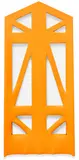 Blair Thurman, Double Pumpkin, 2015, acrylic on shaped canvas