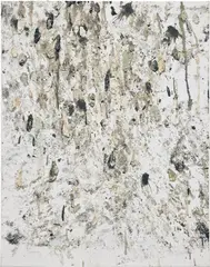Dan Colen, Untitled (Bird Shit), 2006, oil on canvas