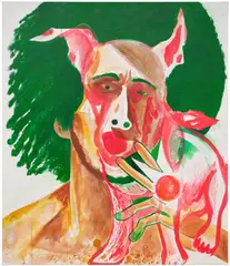 Jason Fox, Untitled, 2019, oil, acrylic and pencil on canvas