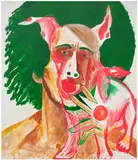 Jason Fox, Untitled, 2019, oil, acrylic and pencil on canvas