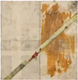 Oscar Murillo, Untitled (synthetic trash painting), 2012, mixed media on canvas