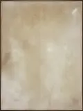 Navid Nuur, Untitled, 2011–2014, Vitamin D (oils, pills, powders) on canvas, in artist's chosen bubinga frame