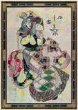 Wolfe von Lenkiewicz, The Flower Girl, 2015, oil on canvas, in artist's frame
