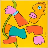 Thierry Noir, Sport Climbing, 2024, acrylic on canvas