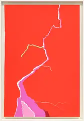 Piotr Uklański, Untitled (Storm Rider), 2015, gouache on paper collage, in artist's frame