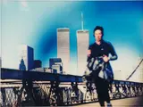 Hervé Saint-Hélier, Jogger Brooklyn Bridge, 1999, handmade print on Fujiflex paper, Diasec mounted