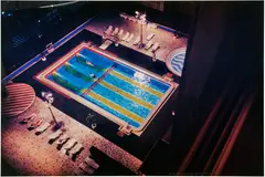 Keio Plaza Hotel, La Piscine by Hervé Saint-Hélier, 1999, handmade print on Fujiflex paper, Diasec mounted, sold Sep 2025