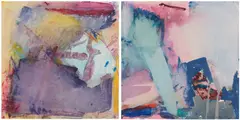 Emily Mason, Two works: (i-ii) Untitled, 1978, oil on paper
