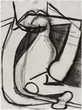 Amy Sillman, Untitled, 2011, charcoal on paper