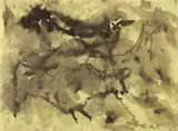 Elaine de Kooning, Untitled, 1988, ink on paper