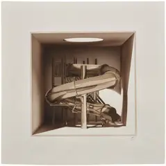Mehdi Ghadyanloo, Slide, 2021, watercolor on paper