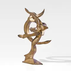 Life Force (5472) by Richard Hunt, 2007, welded bronze, sold May 2025
