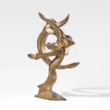 Richard Hunt, Life Force (5472), 2007, welded bronze