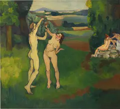 Suzanne Valadon, Adam et Ève, 1910, oil on canvas