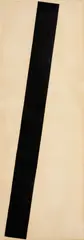 Untitled by Richard Serra, 1973, paintstick on paper, sold May 2025