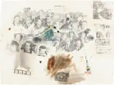 Robert Rauschenberg, Untitled, 1968, solvent transfer with gouache, watercolor, ink, colored pencil and pencil on paper