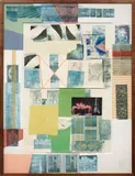 Robert Rauschenberg, Rush 9, 1980, mixed media, acrylic, collage and solvent transfer collage on board, in artist's frame