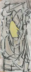 David Smith, Untitled, 1954, oil on Masonite