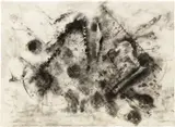 Jack Whitten, Looking For Bin Laden #8 (Second Set), 2008, toner and collage on rice paper