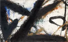 Norman Bluhm, Untitled, 1965, oil on canvas