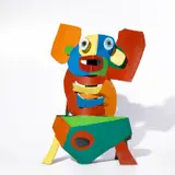 Karel Appel, Mouse on a Table, 1972, oil on aluminum