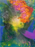 Firelei Báez, Untitled, 2017, acrylic on canvas