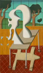 Jonathan Gardner, Sculpture in the Studio, 2016, oil on linen