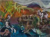 Maia Cruz Palileo, The Wanderers, 2018, oil on canvas
