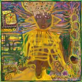 Uman, The Shaman, 2021, oil and acrylic on canvas, in artist's frame